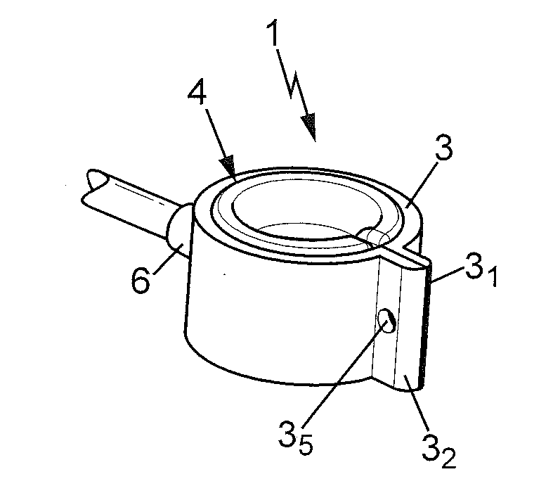 Adjustable vascular ring, means for treating sfs syndrome and implantable kit comprising such a ring, mould and method for obtaining such a ring