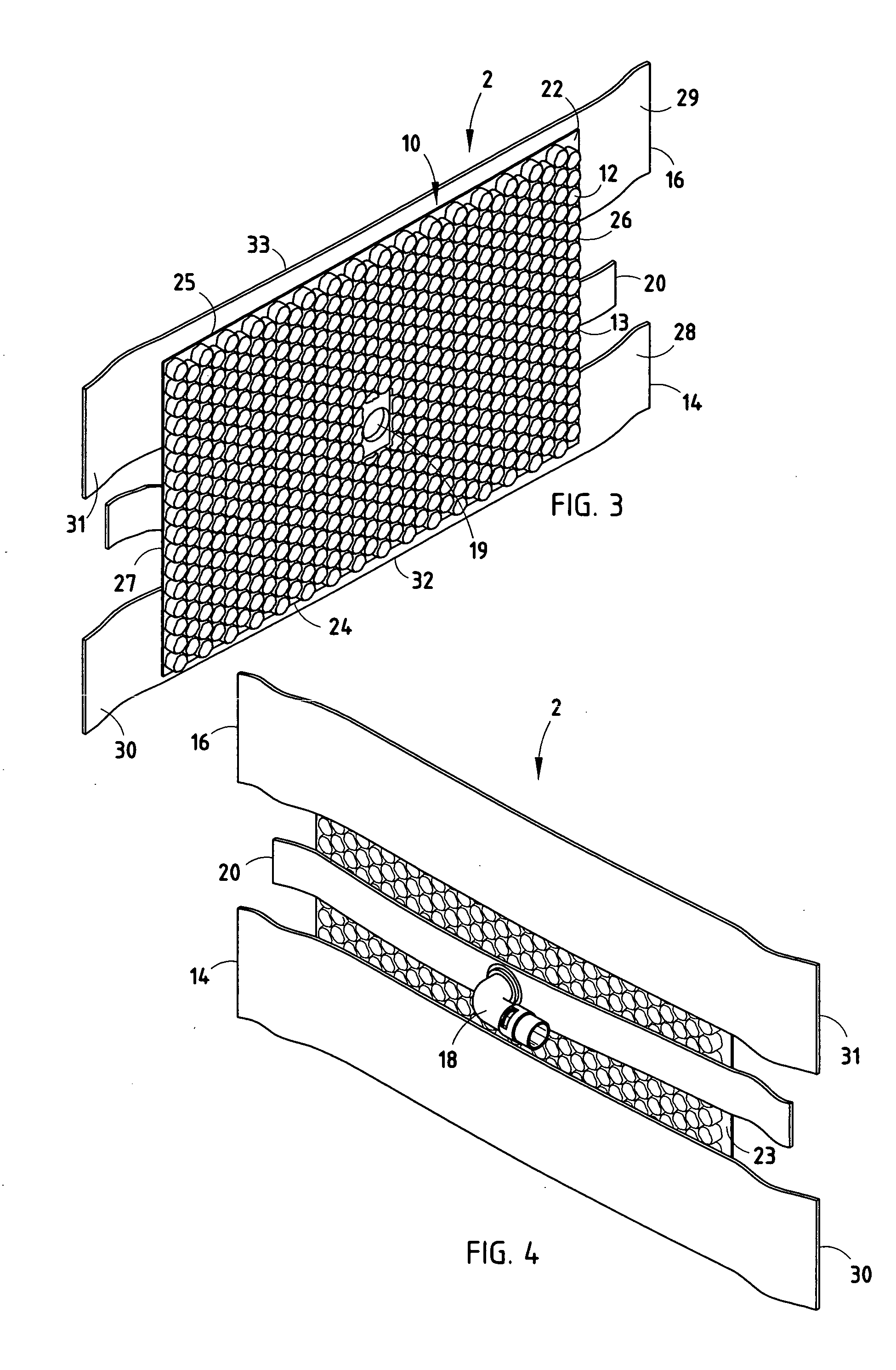 Method and apparatus for aerating a cast