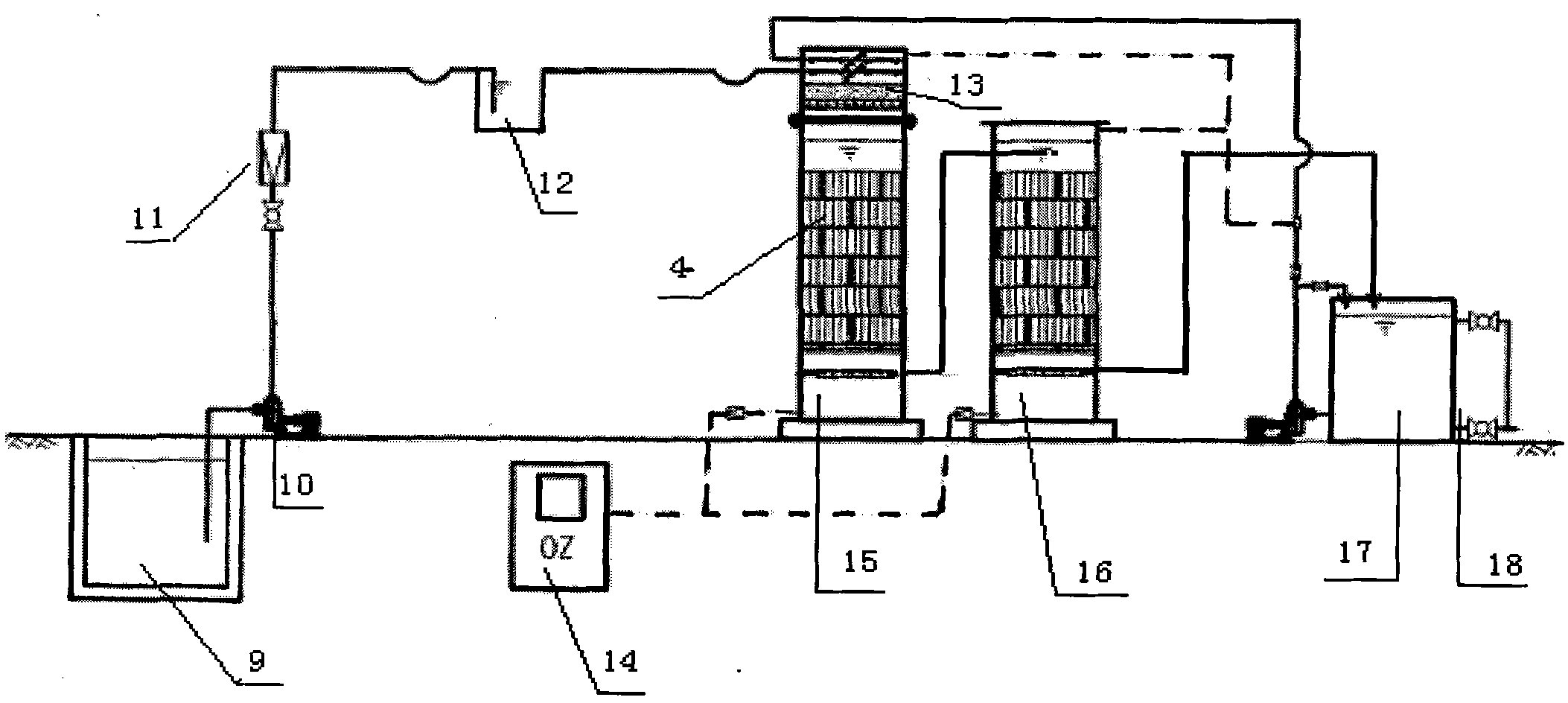 Preparation method for ozone catalytic oxidation catalyst and device using catalyst