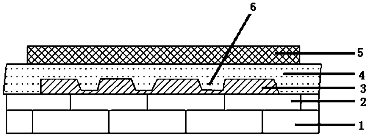 A kind of driving thin film transistor and its preparation method