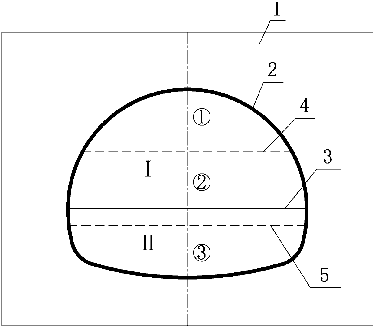 Micro-disturbance mechanical separate tunneling construction method for tunnel in weak surrounding rock