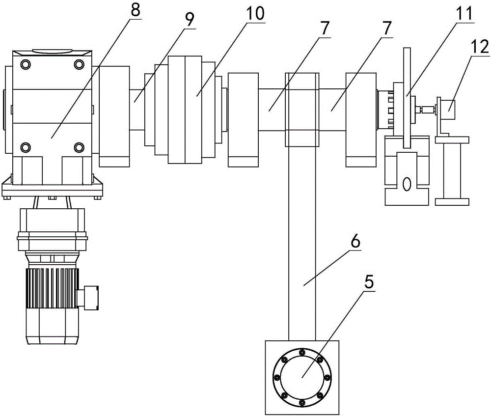 Transmission device used for impulse response spectrum testing stand