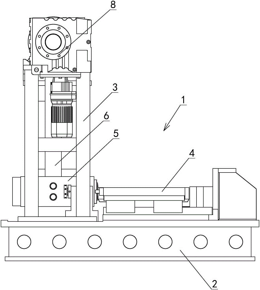 Transmission device used for impulse response spectrum testing stand