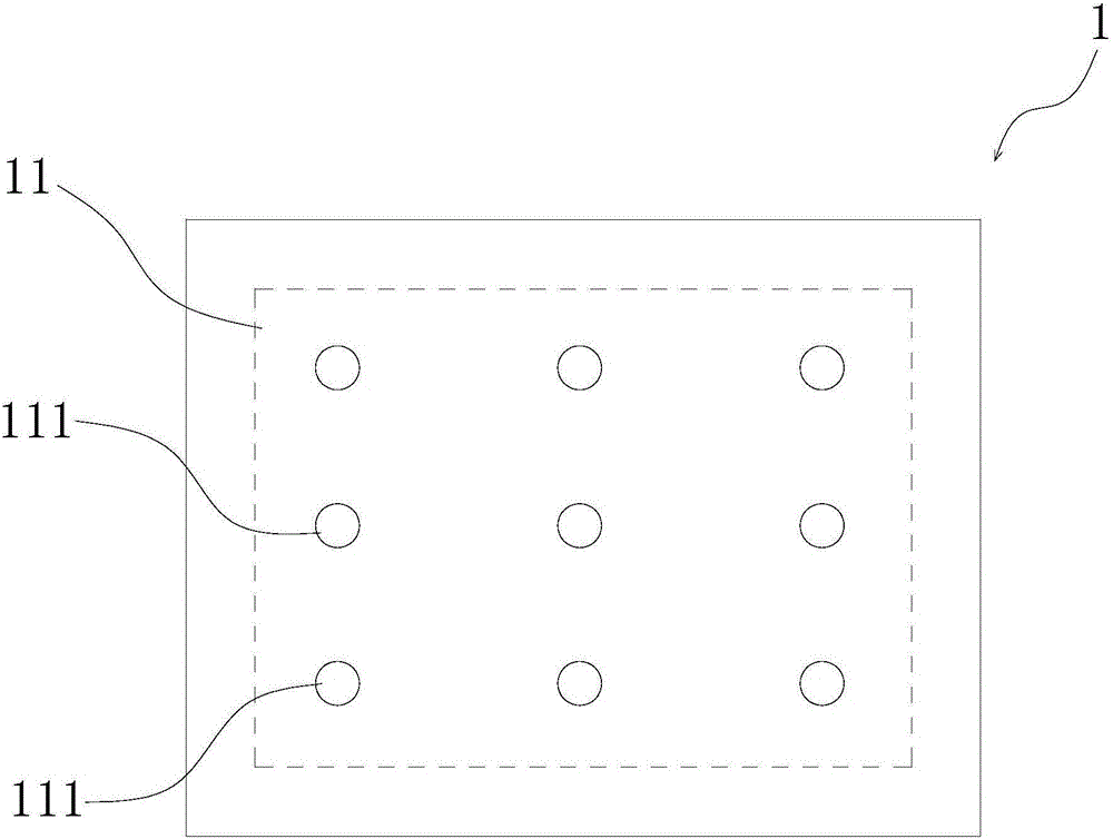 Method for separating substrate and bearing panel of electronic device and bearing panel