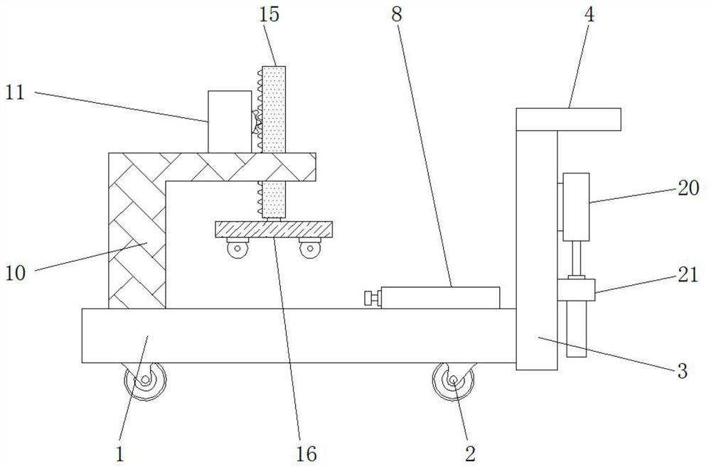 Material transportation device for electromagnetic shielding chamber