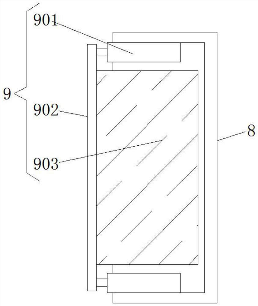 Material transportation device for electromagnetic shielding chamber