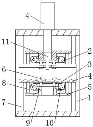 An eye-protecting punching device for shoemaking