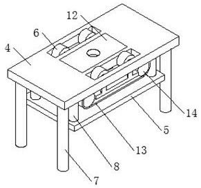 An eye-protecting punching device for shoemaking