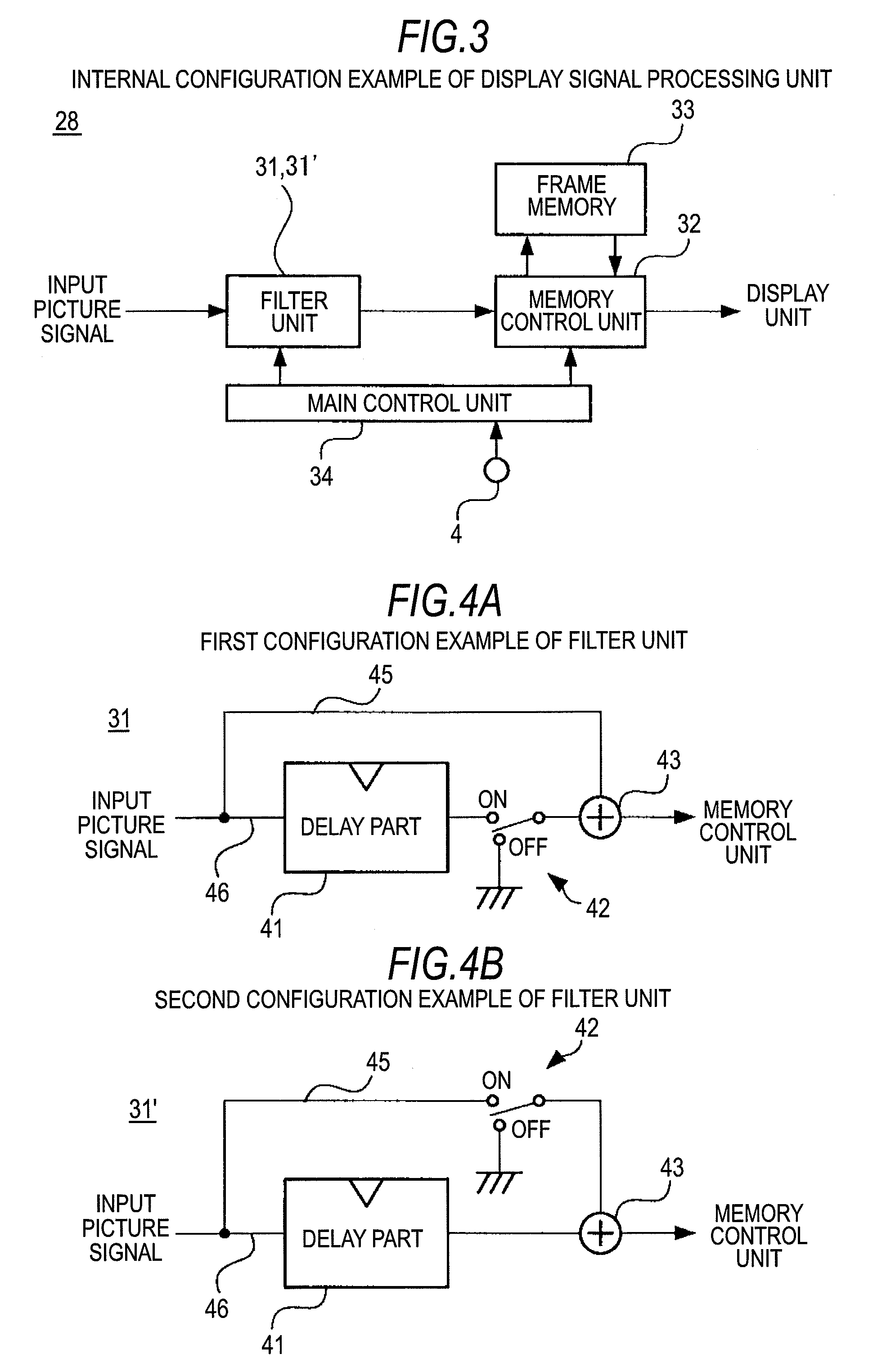 Picture signal processing circuit, signal processing method, imaging apparatus, display device, and camera system