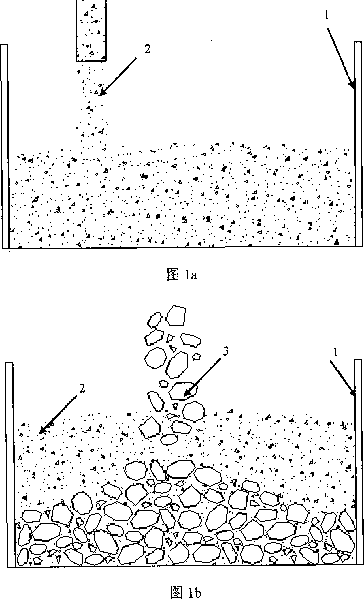 Jackstone-type rockfill concrete construction method