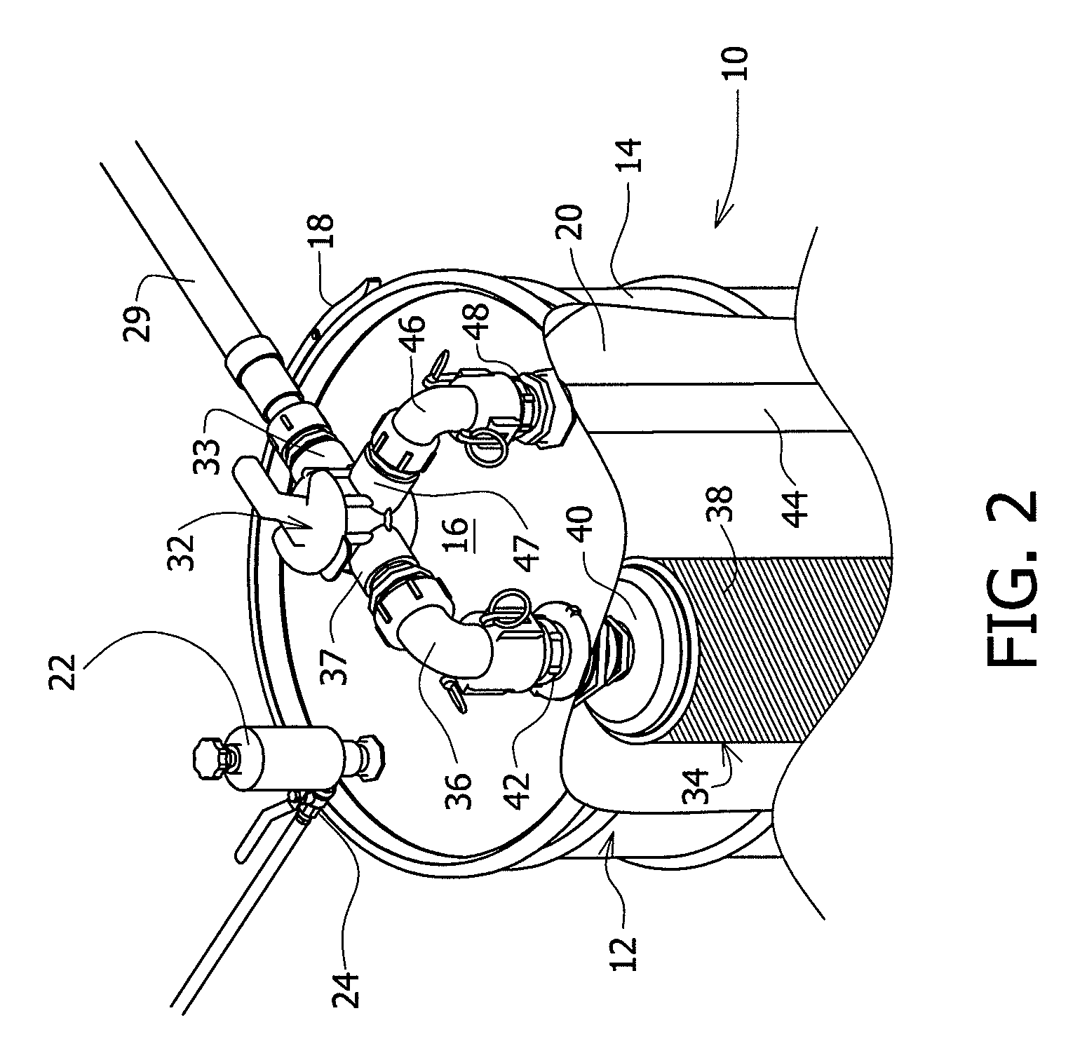 Liquid vacuuming and filtering device and method