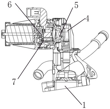 EGR valve temperature field test method