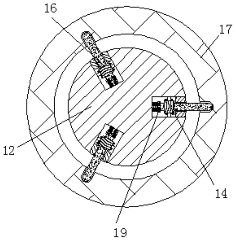 High-efficiency vertical multi-axis machining device with tool bit capable of being rapidly replaced