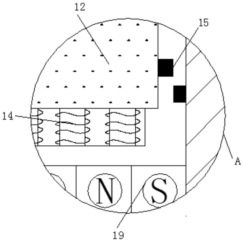 High-efficiency vertical multi-axis machining device with tool bit capable of being rapidly replaced