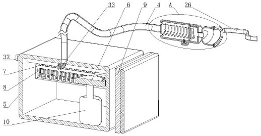 Abdominal respiration training device