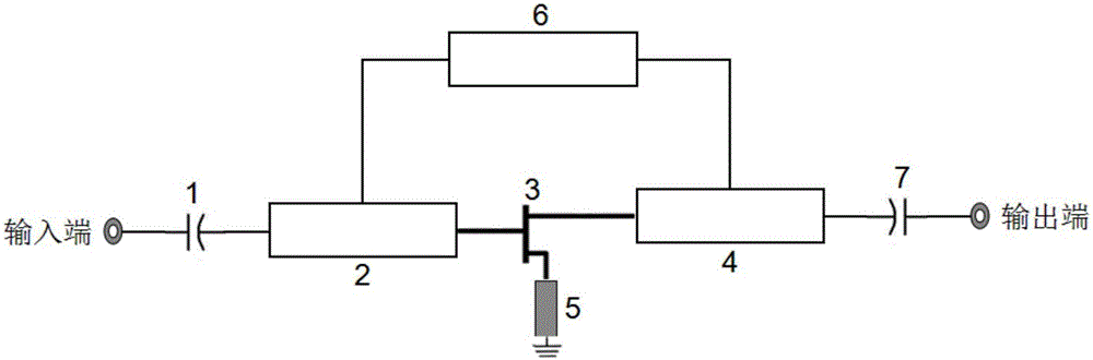 Single-end-structure low noise amplifier