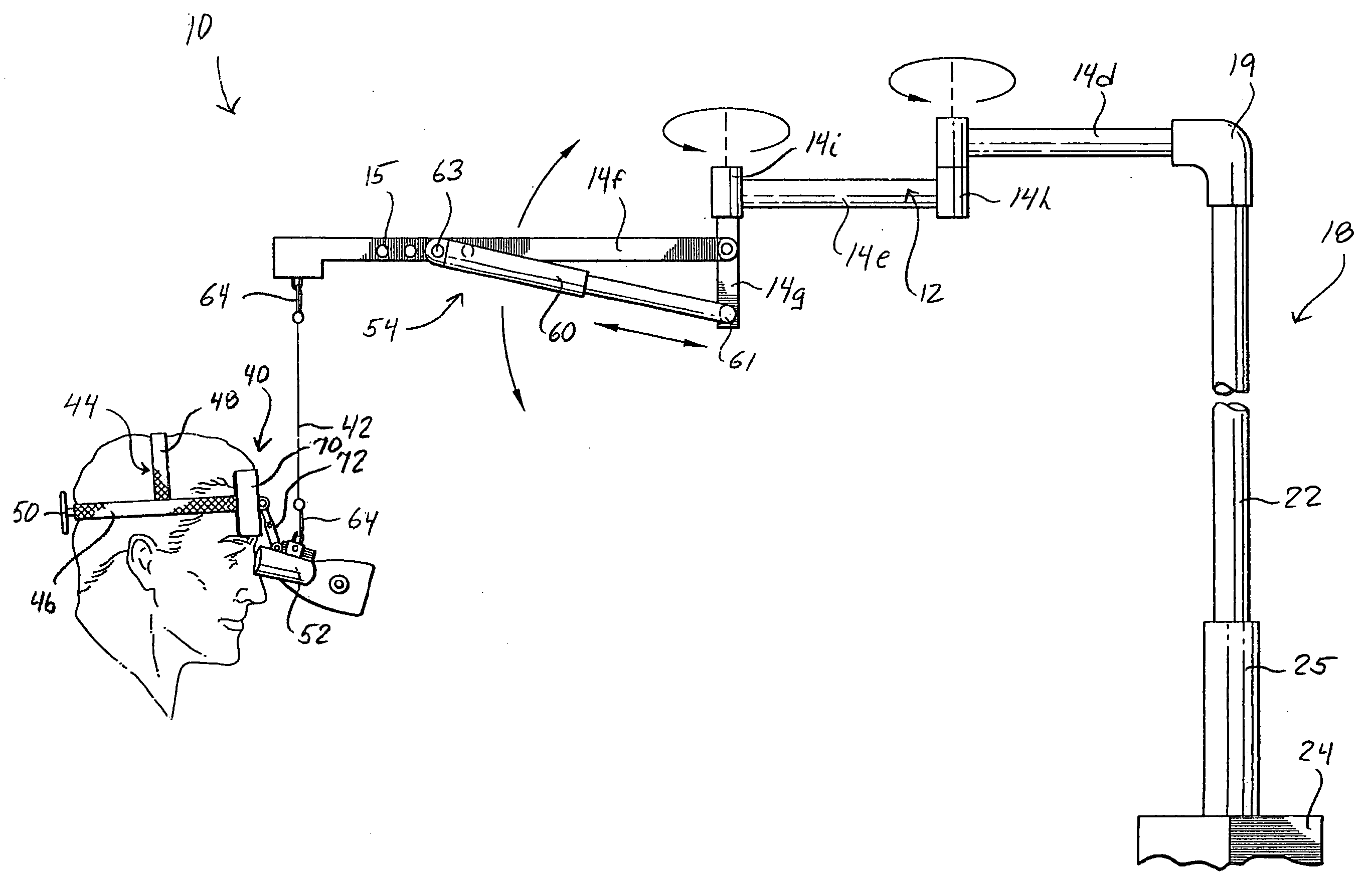 Surgical microscope support system