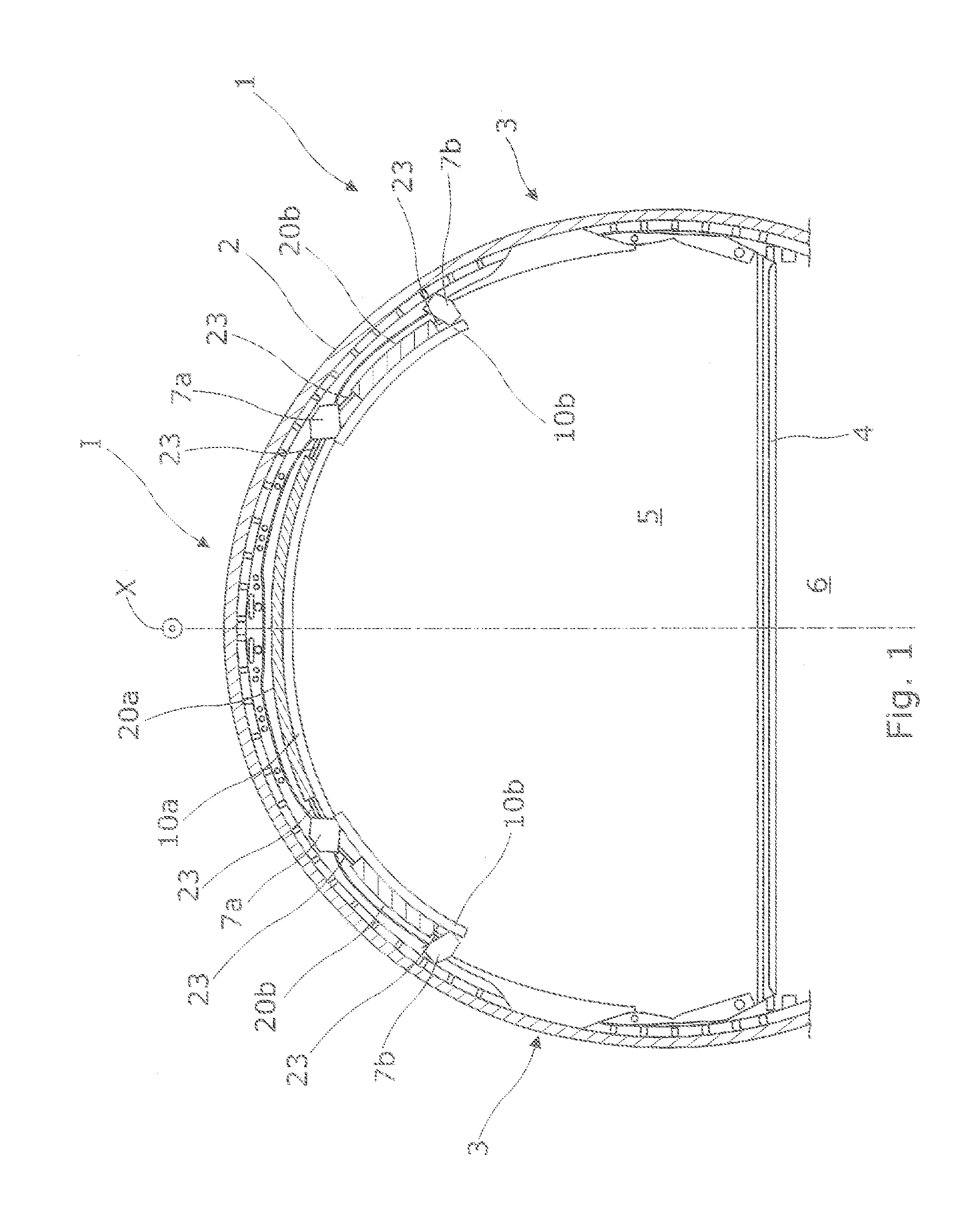 Lighting device for the interior furnishing of an aircraft cabin