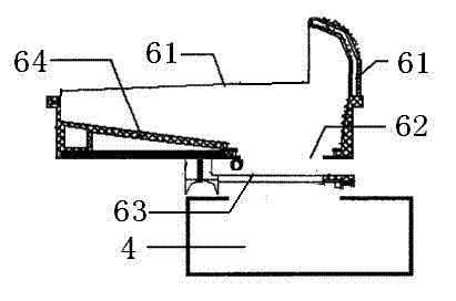 Squatting pan capable of easily keeping clean and ecological toilet comprising squatting pan