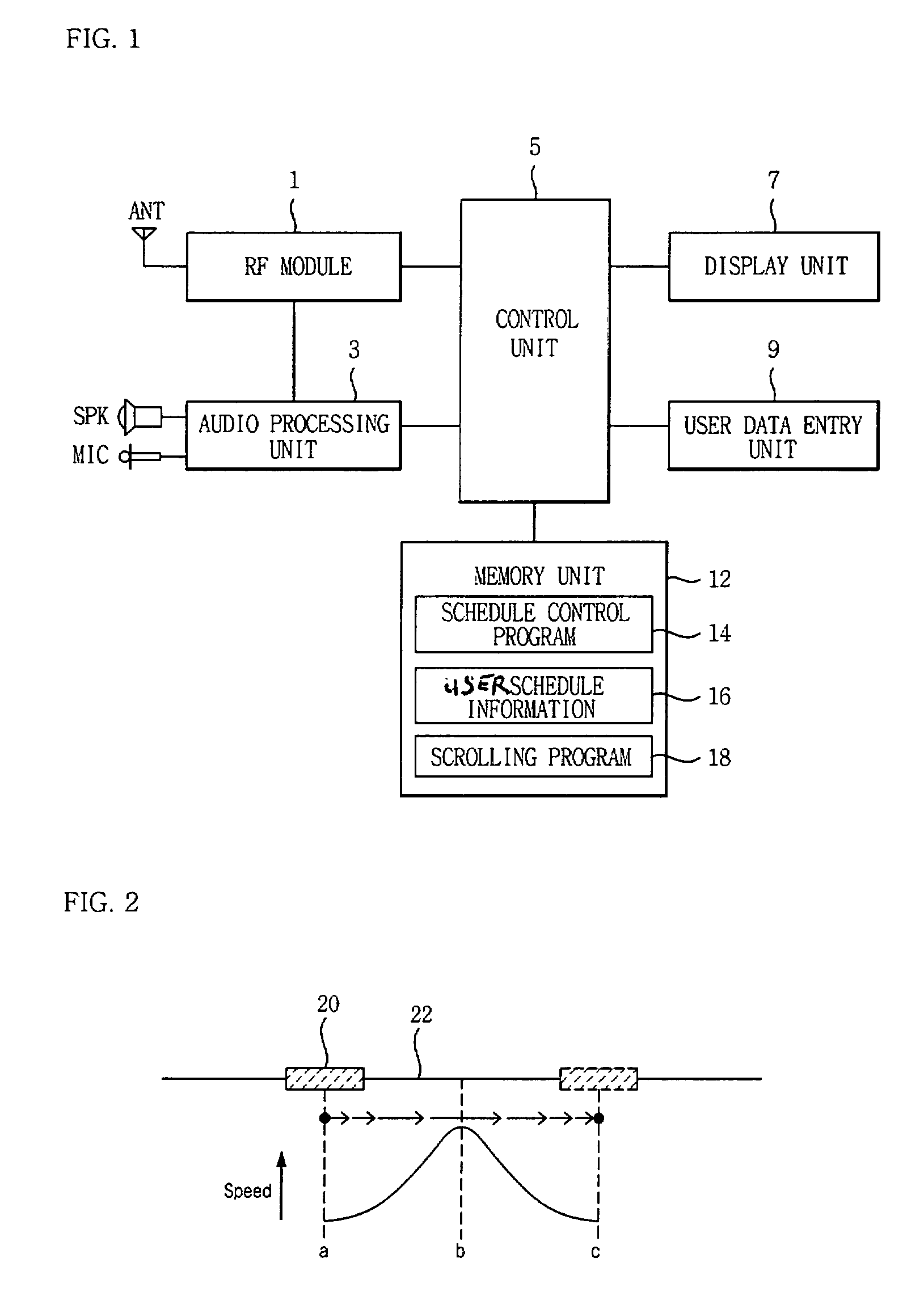 Mobile communication terminal and information display method thereof