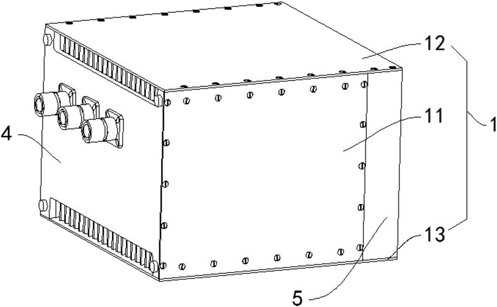 Modular airtight cold guide case