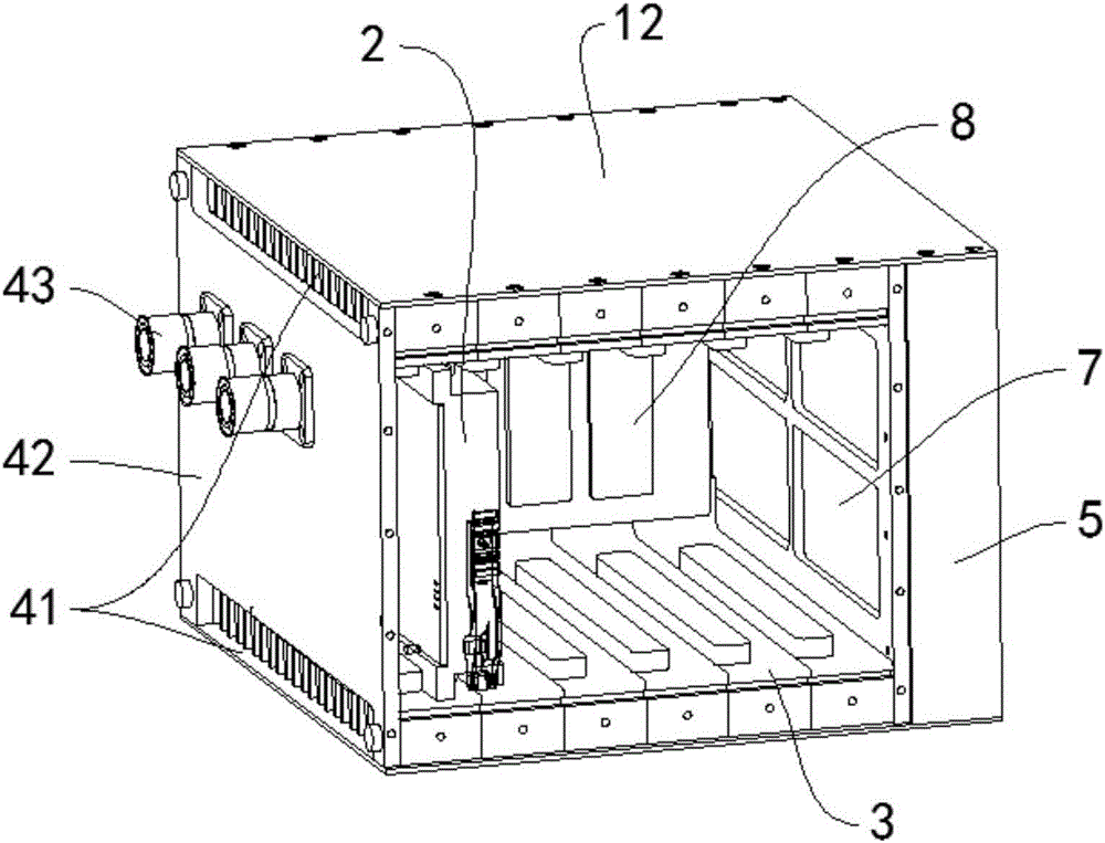 Modular airtight cold guide case