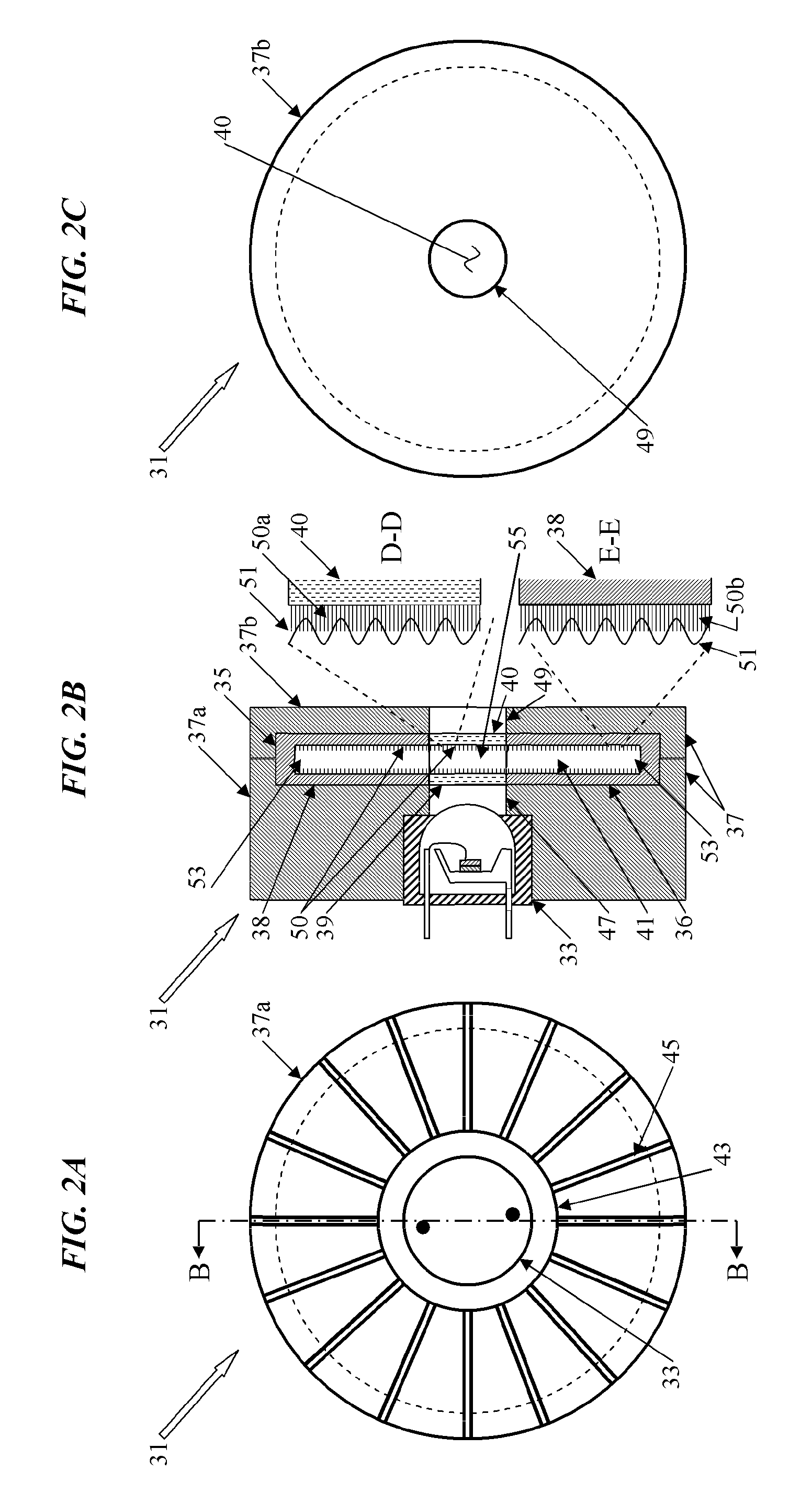 Phosphor incorporated in a thermal conductivity and phase transition heat transfer mechanism