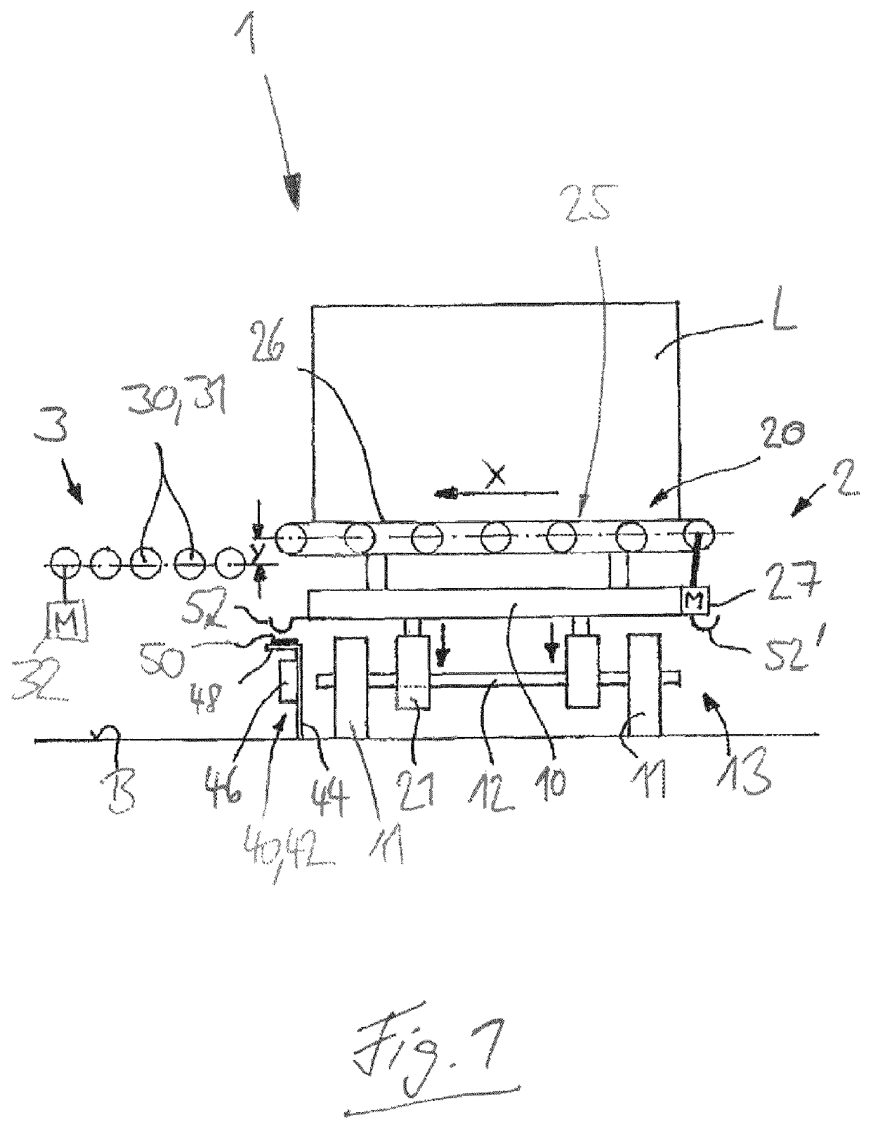 Device for load transfer