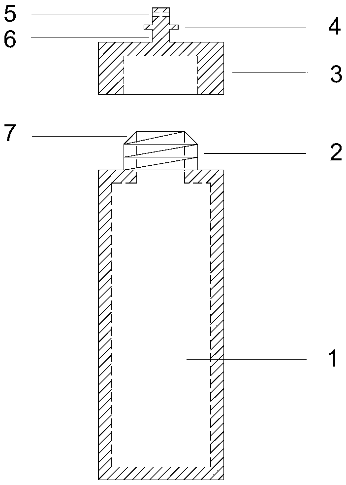 High-temperature calorimeter sample storing and taking device