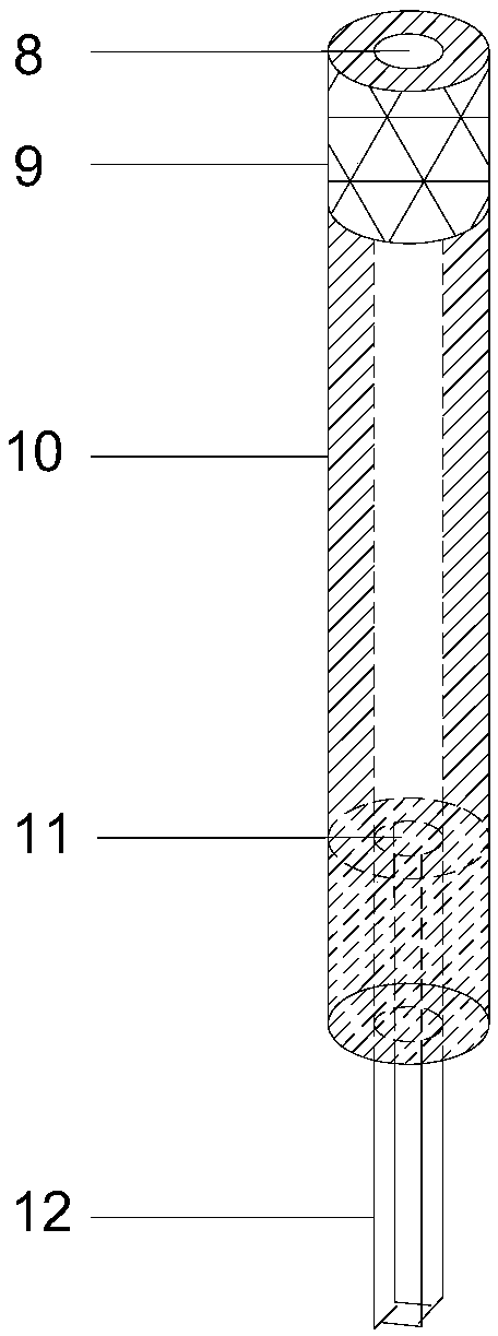 High-temperature calorimeter sample storing and taking device