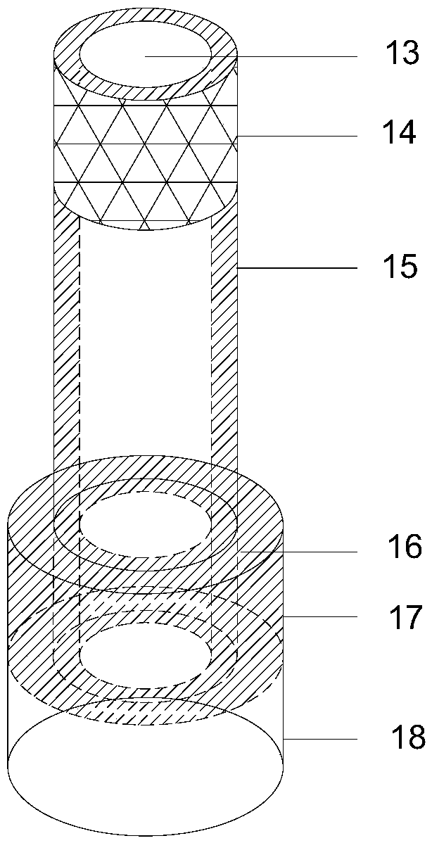 High-temperature calorimeter sample storing and taking device