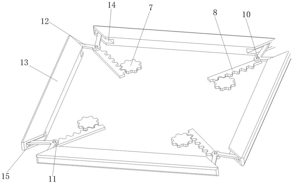 Stacked packaging piece with ground ring and processing method of stacked packaging piece