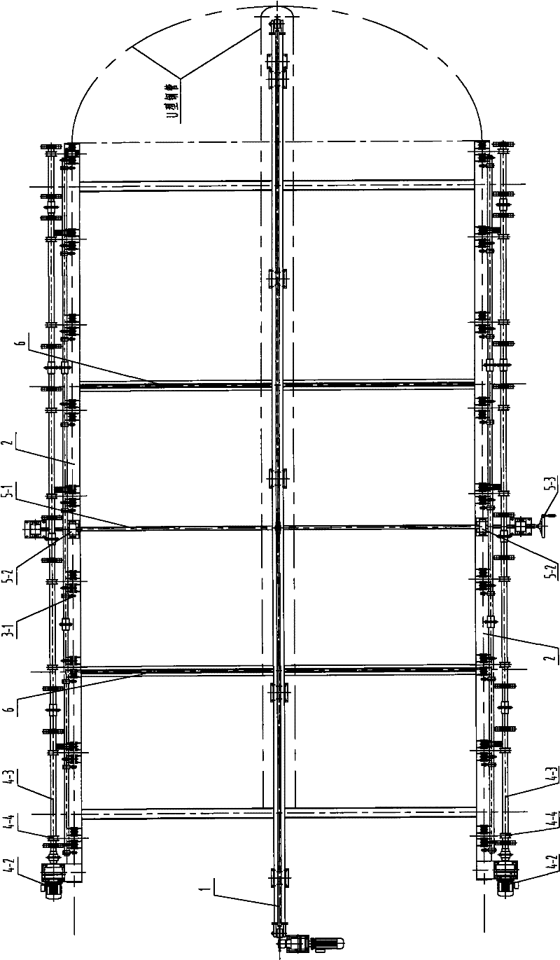 Automatic collecting device of thin-wall U-shaped steel pipe and collecting method