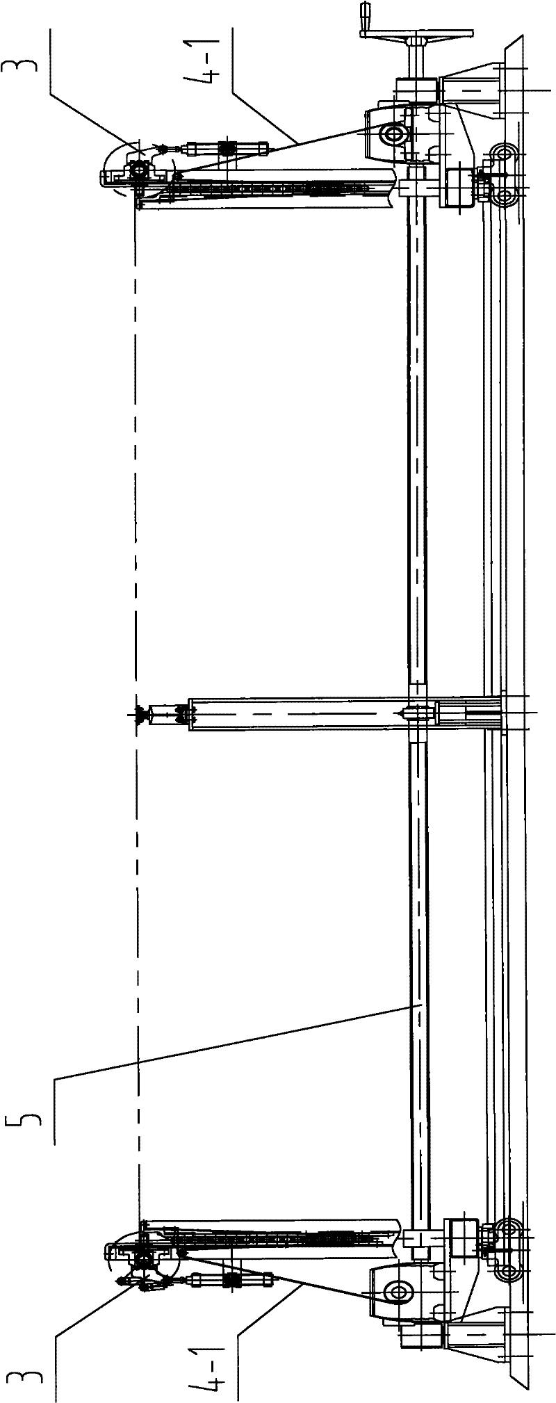 Automatic collecting device of thin-wall U-shaped steel pipe and collecting method