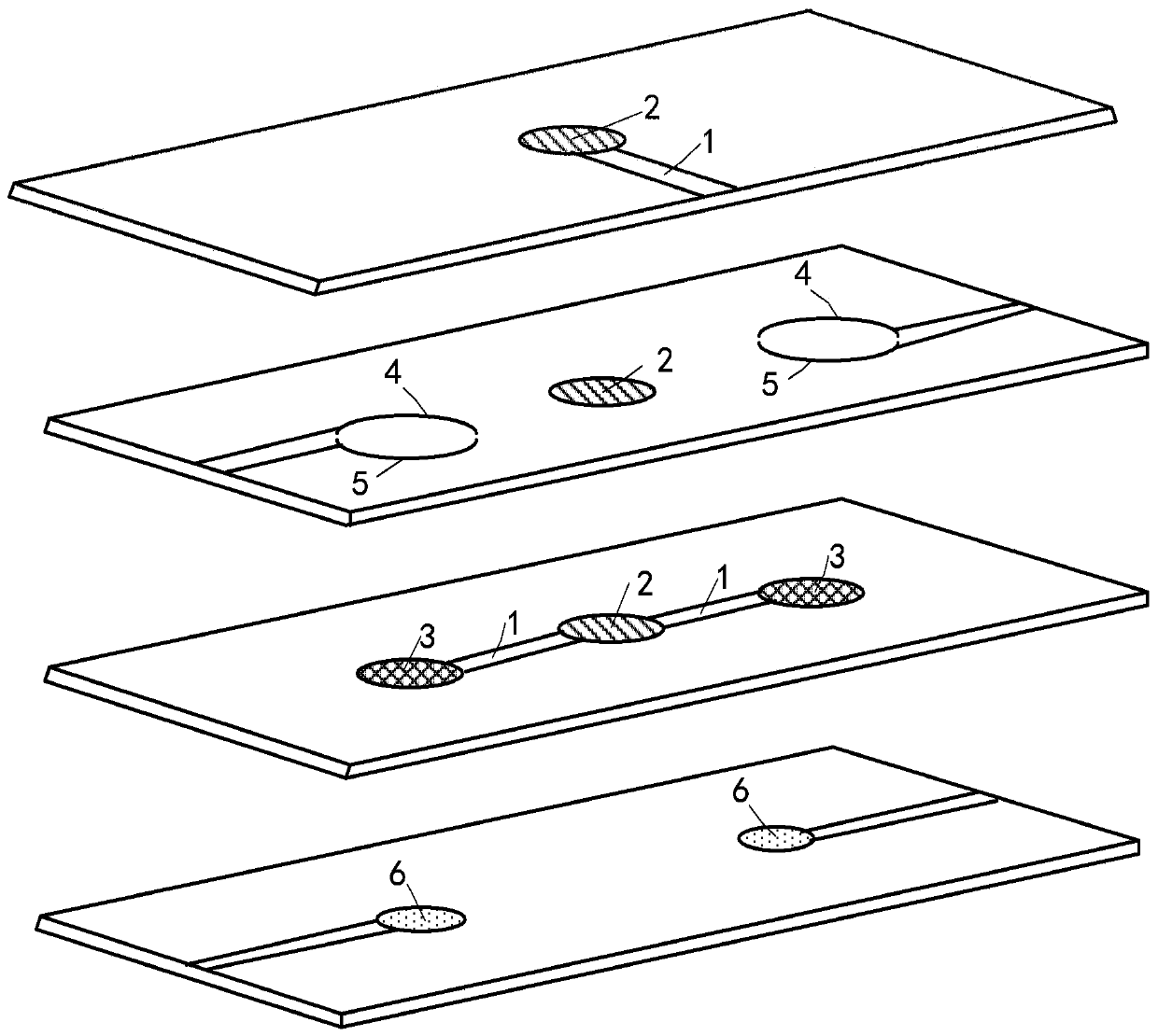 Paper chip aptamer sensor and preparation method thereof