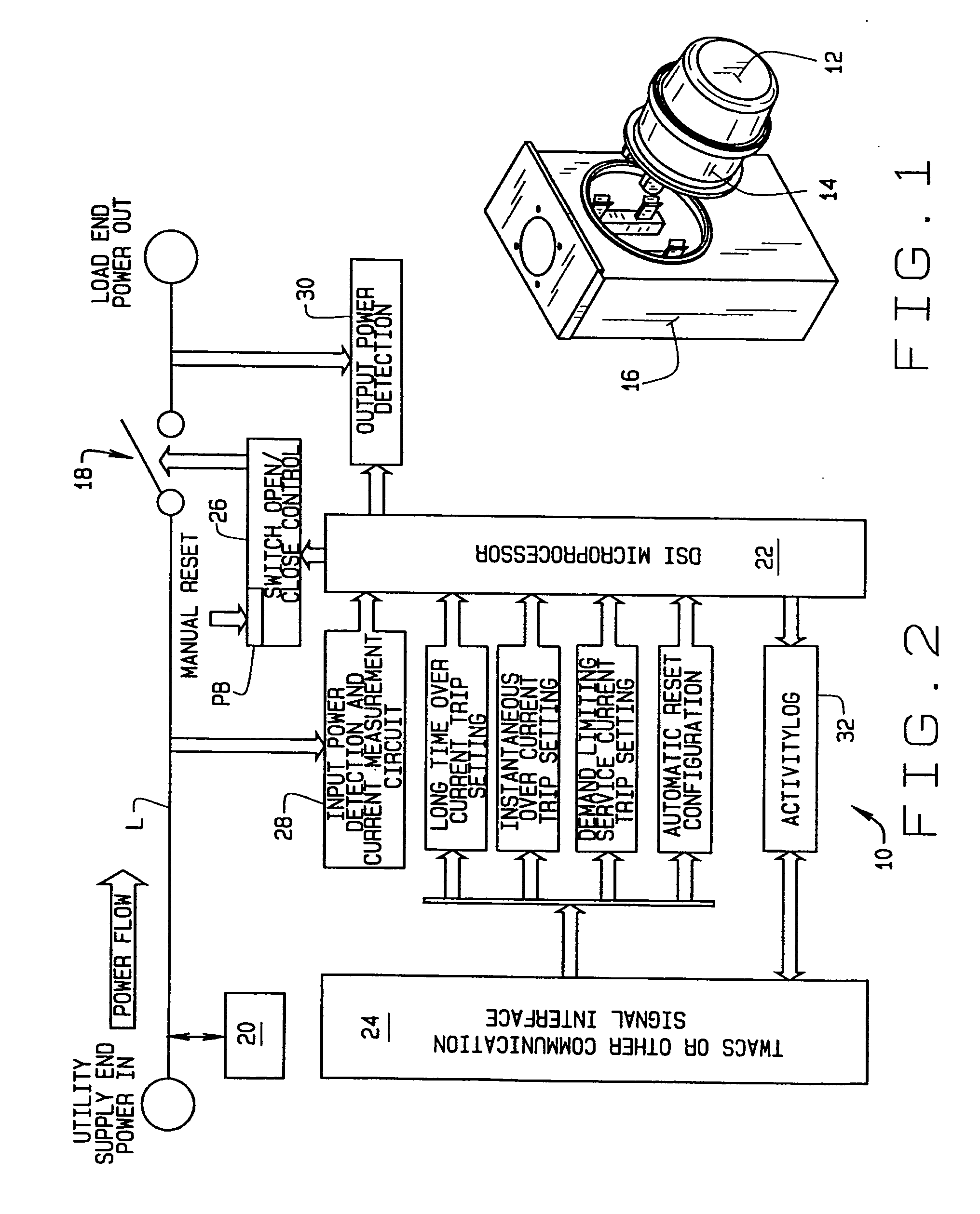 Smart disconnect switch interbase