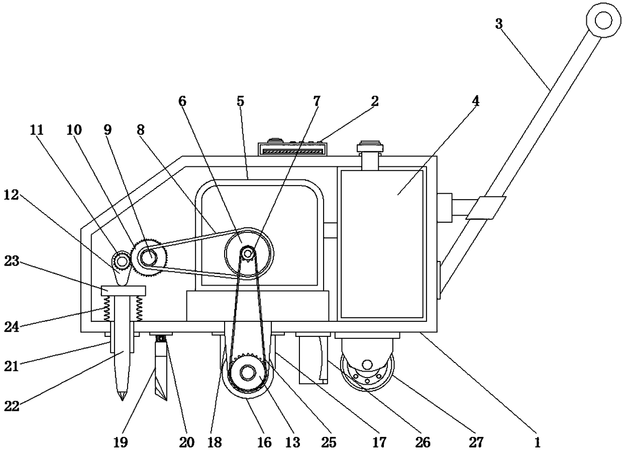 Soil turning machine suitable for hard soil for agricultural production