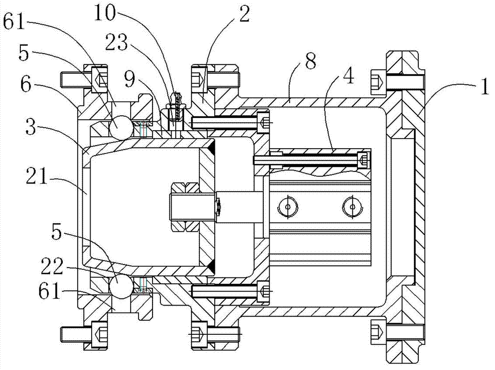 Fast replacing mechanism for robot fixture