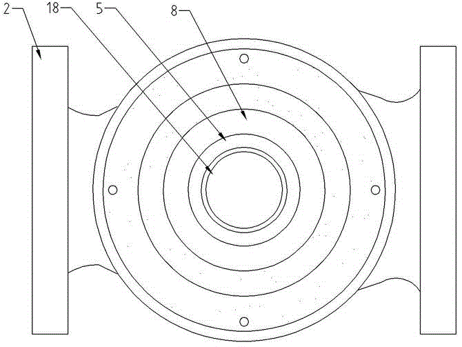 Feedback self-operated reducing valve of water-turbine generator set