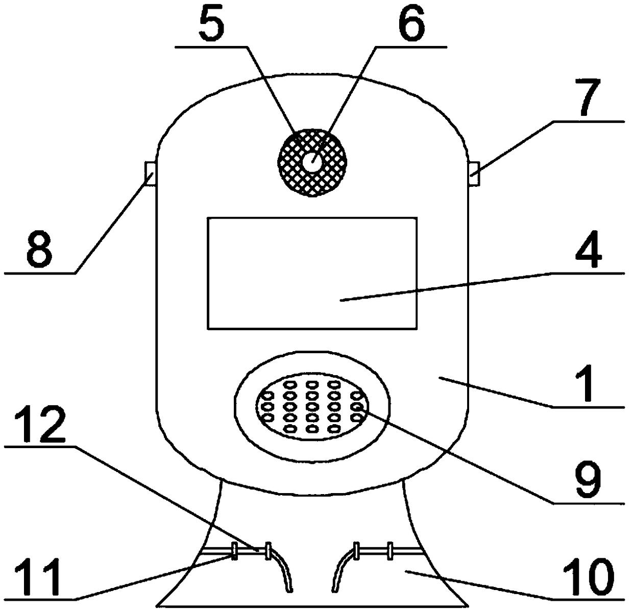 Fire-fighting escaping breathing device