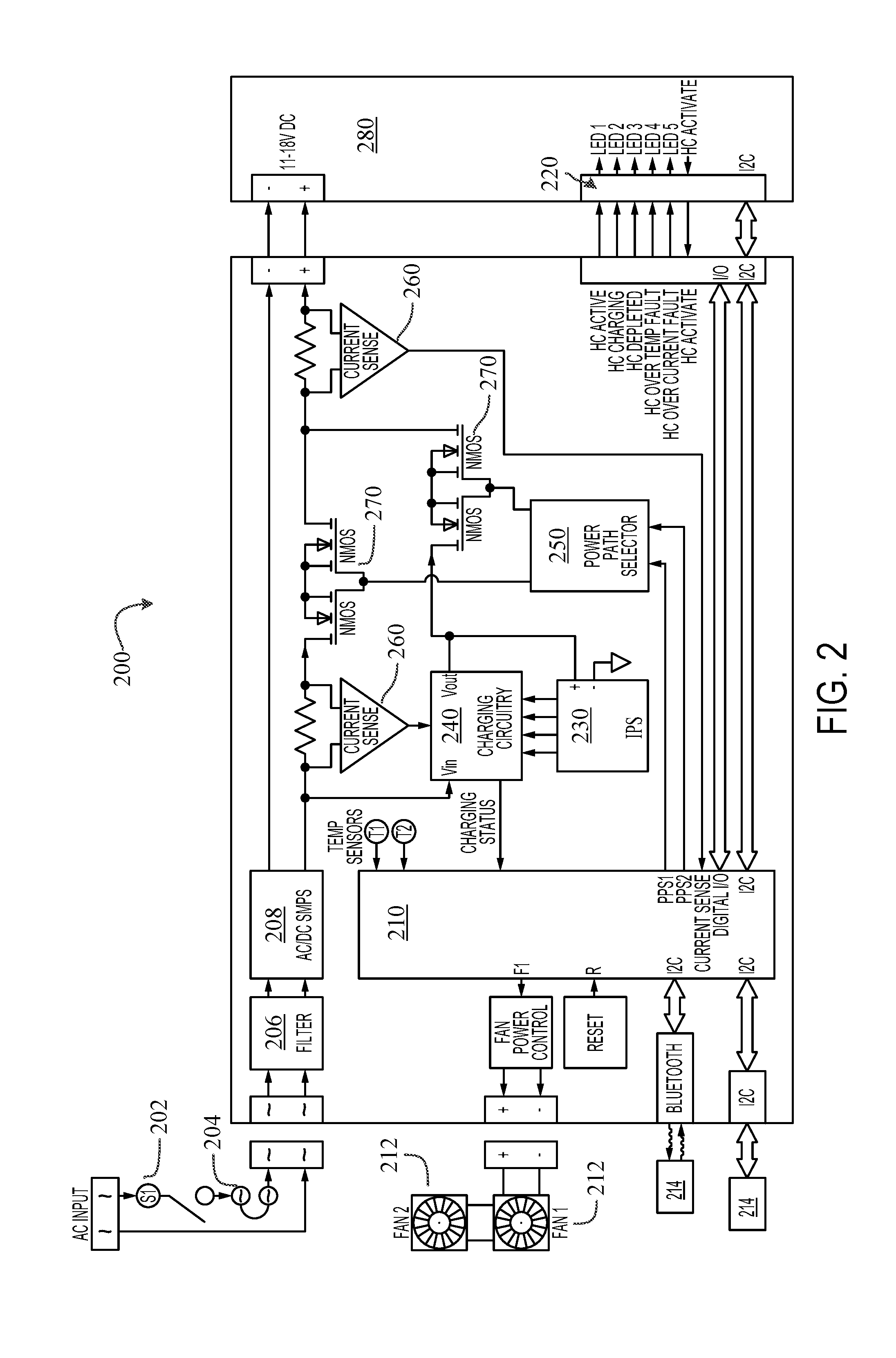 Systems and methods for battery charger with internal power source