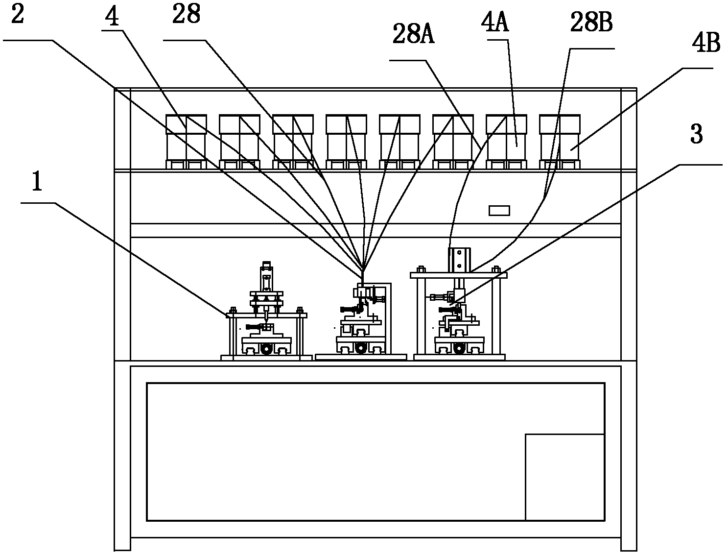 Automatic assembly equipment for spring lock