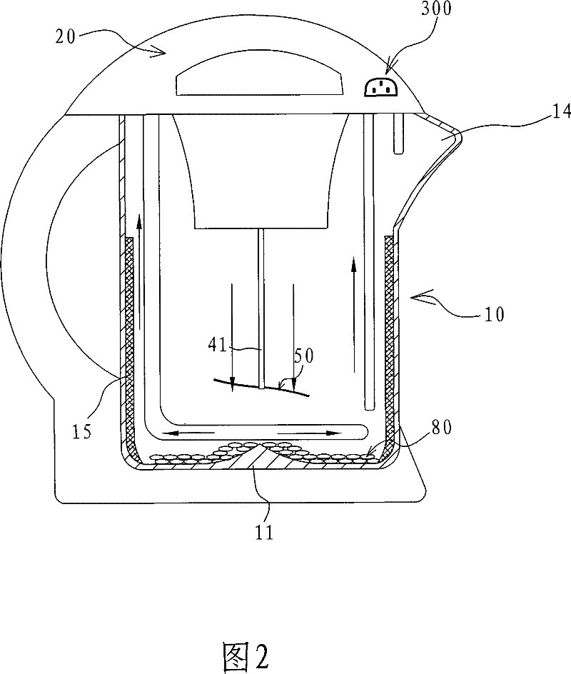 Easy-to-clean milling and boiling integrated soya-bean milk machine