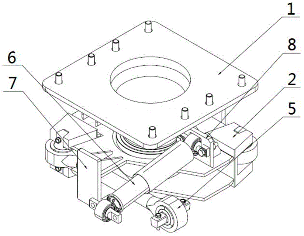 Multifunctional compact traction device for center pin