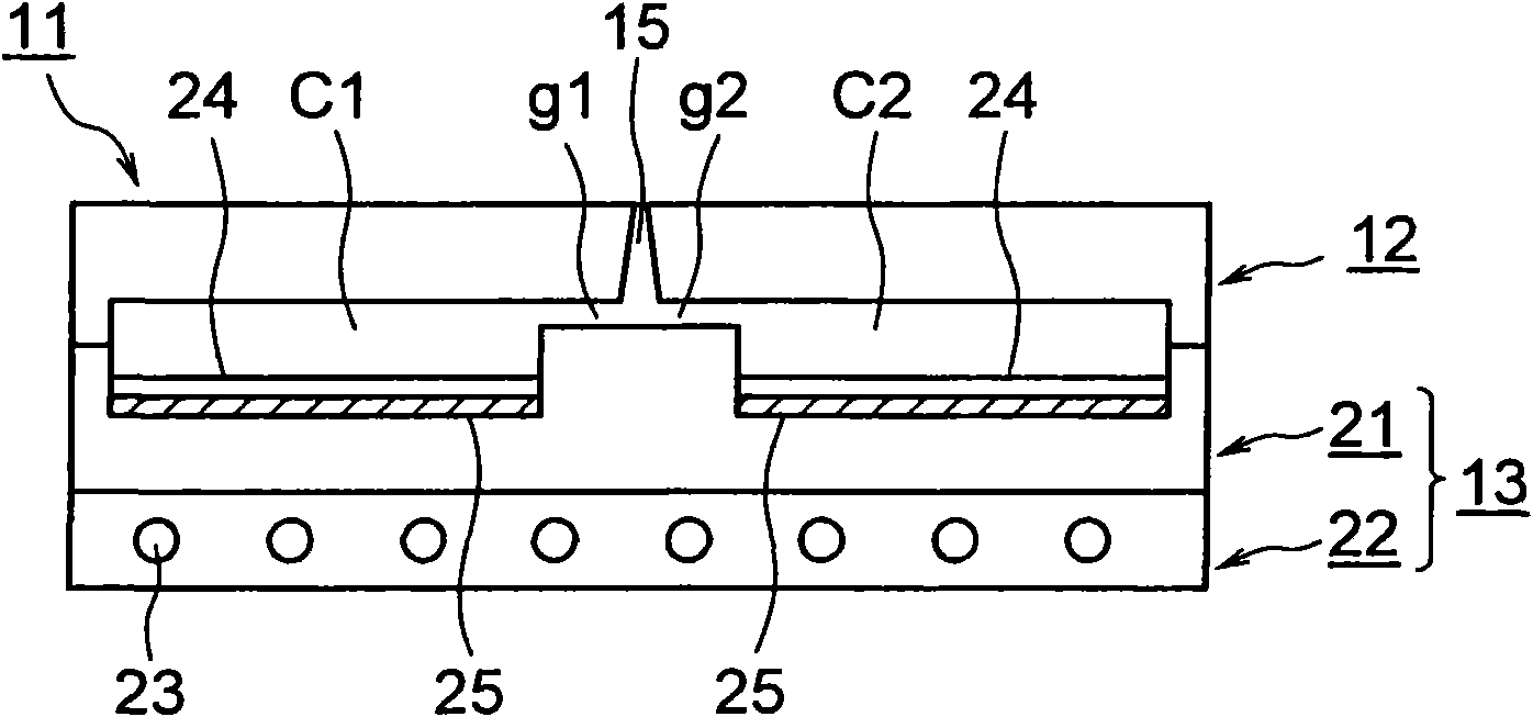 Heat insulating mold, mold component, molding machine, and method for manufacturing the heat insulating mold