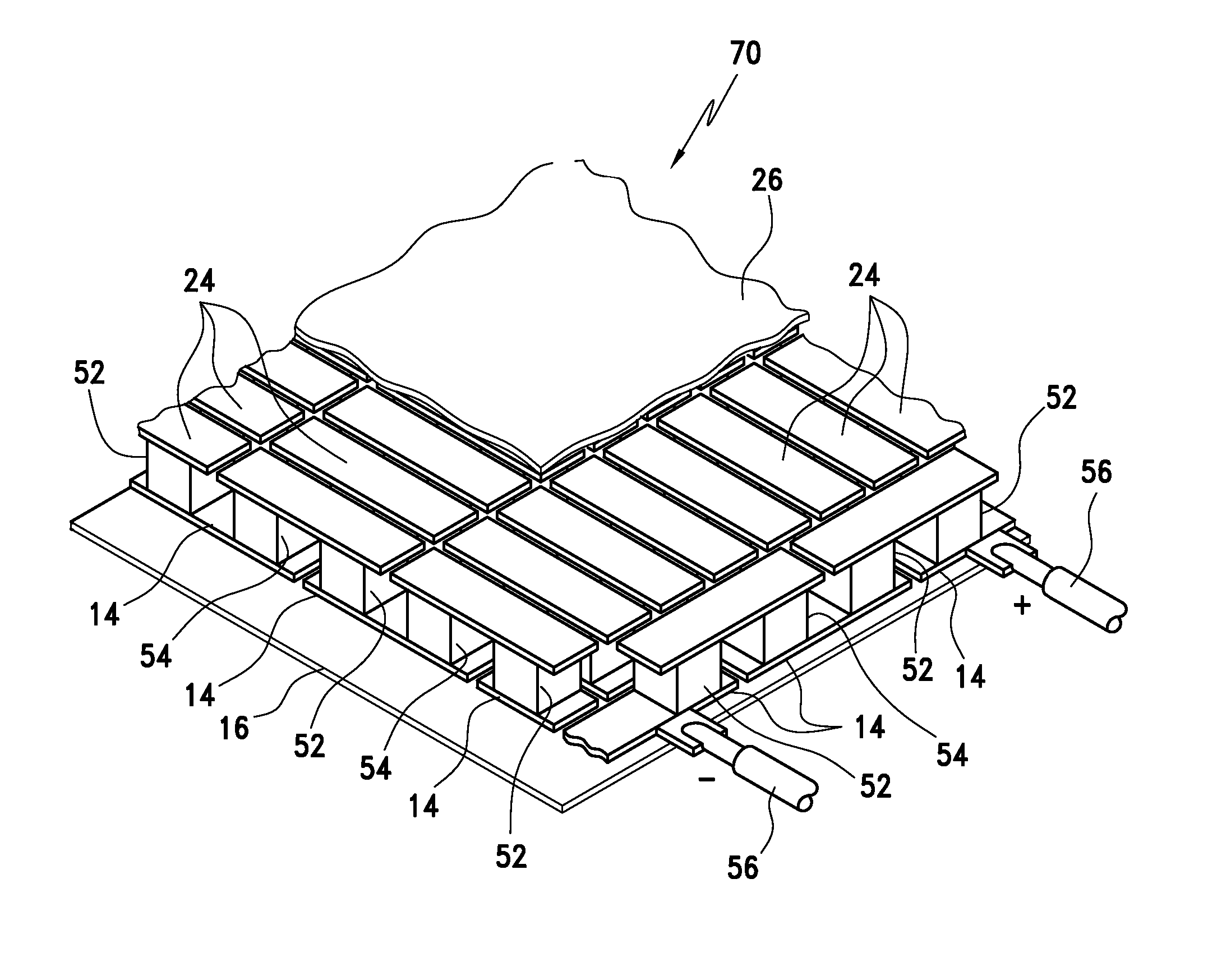 Patterned structure, method of making and use