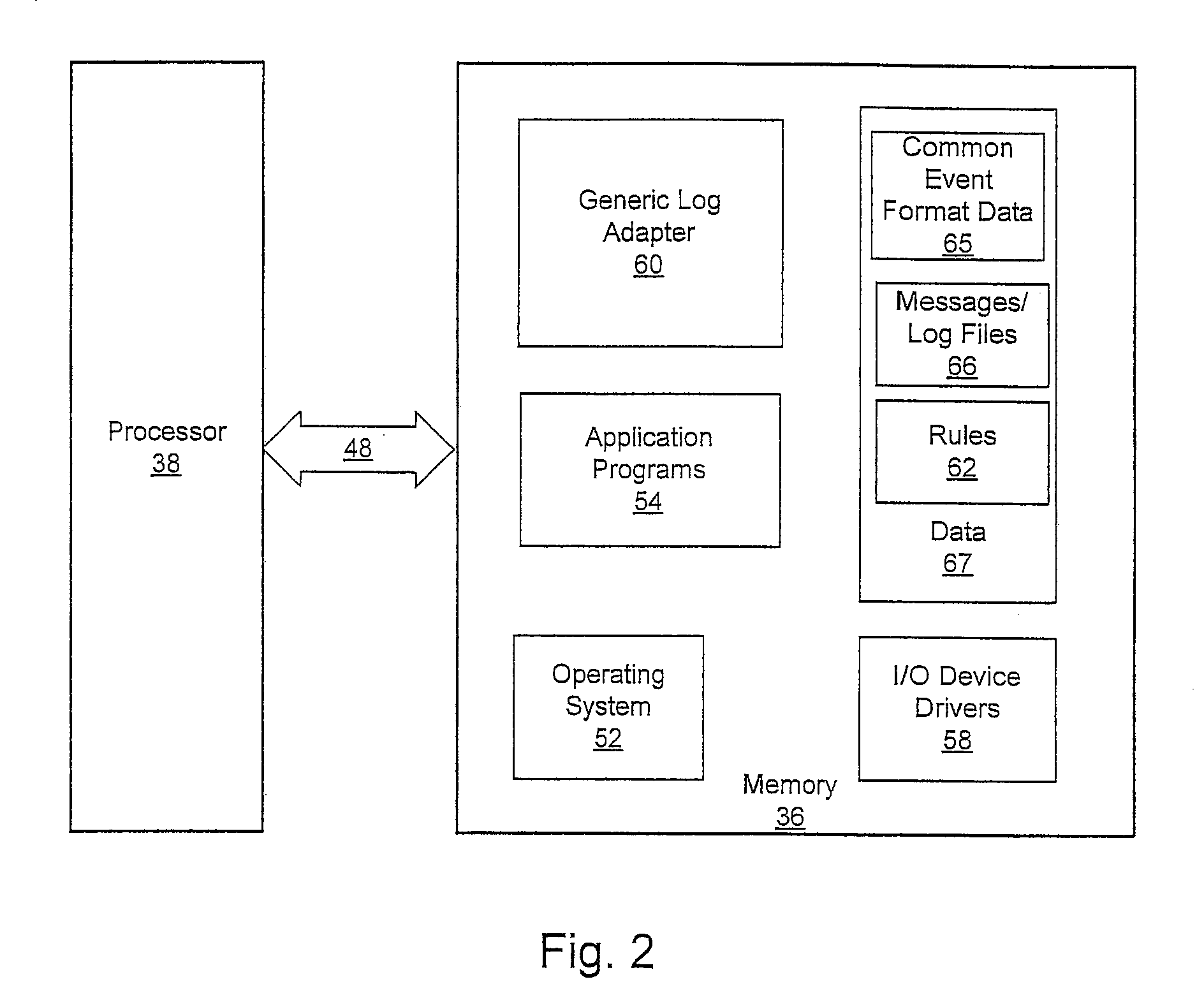 Event decomposition using rule-based directives and computed keys