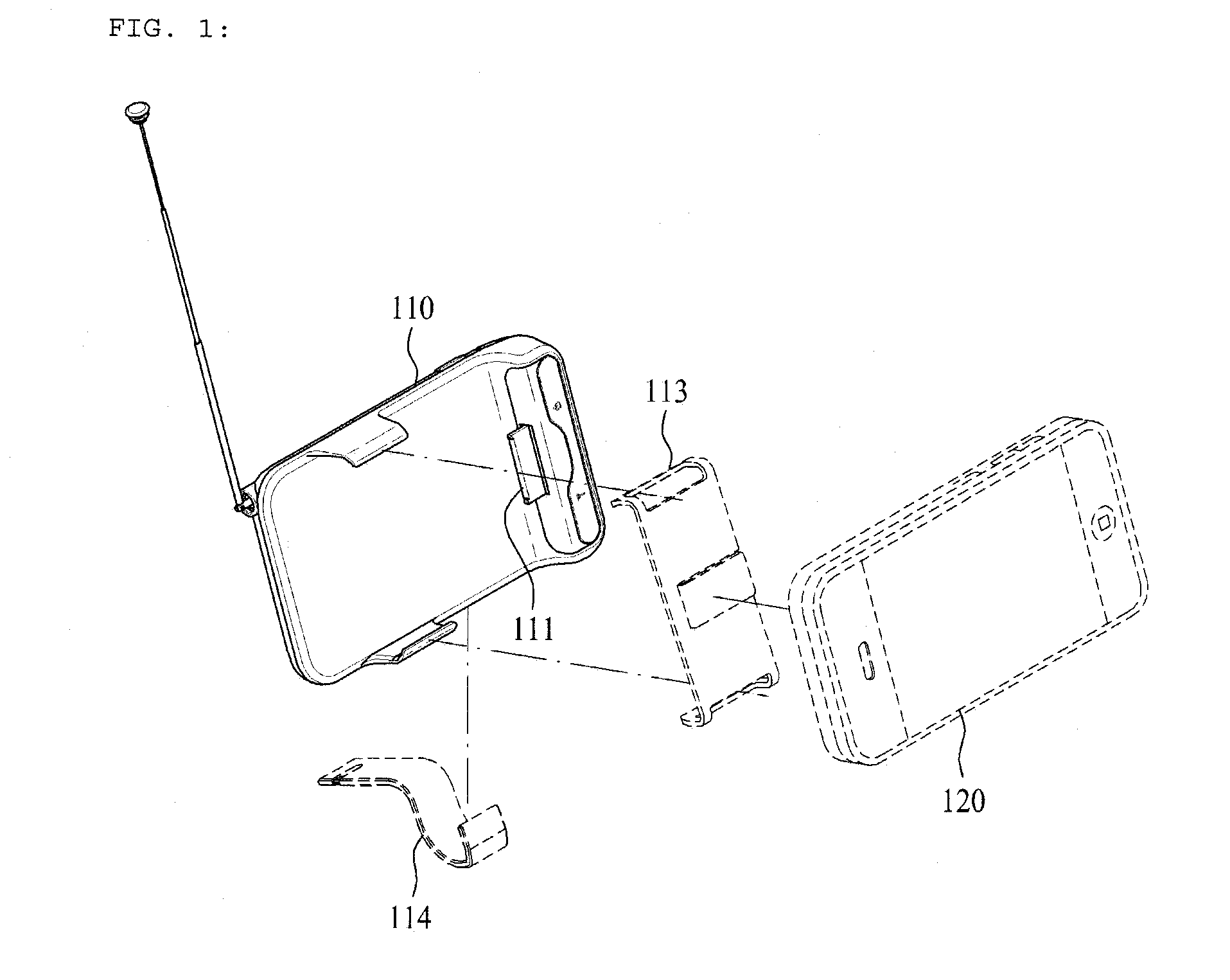 Handheld mobile TV service device