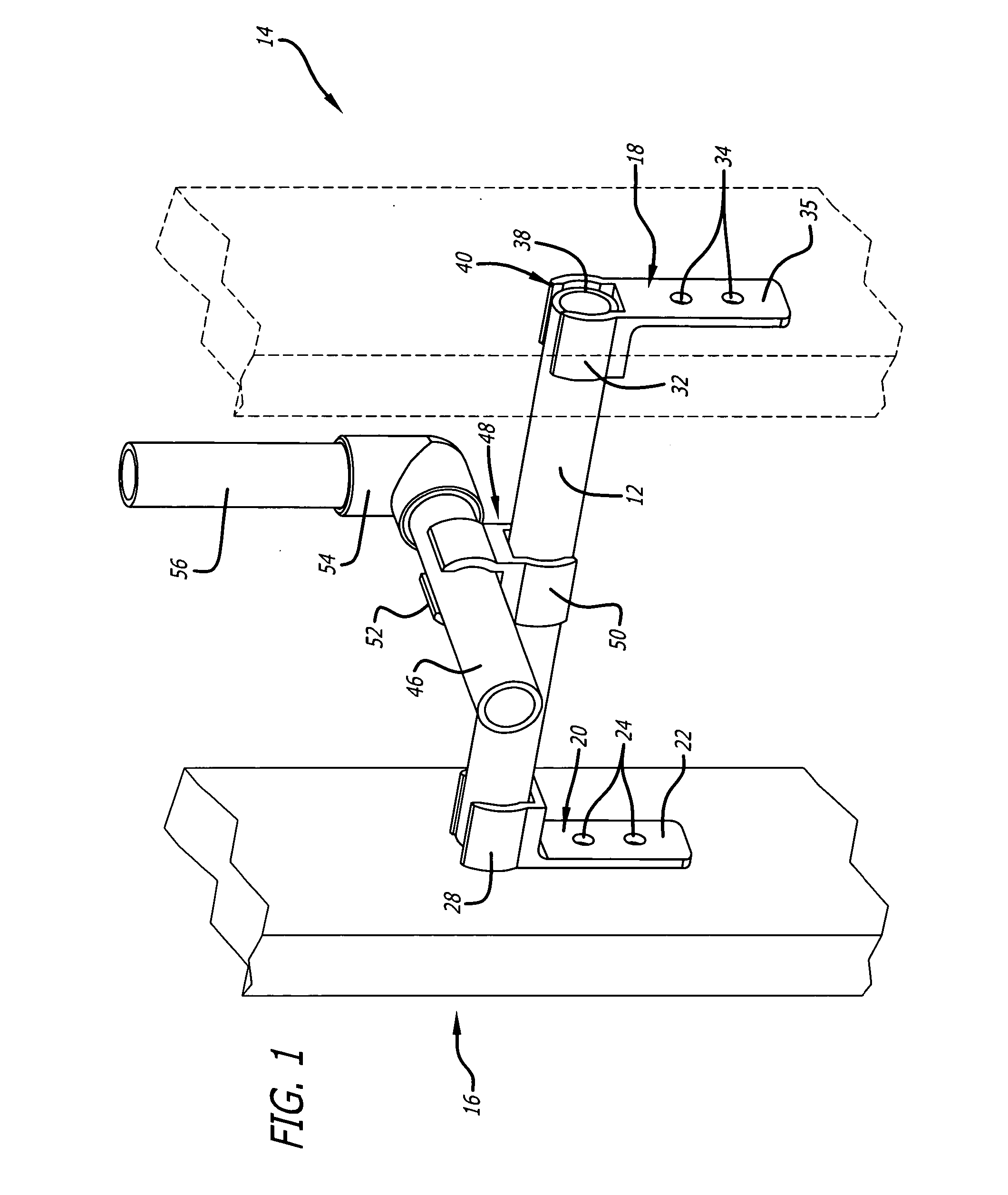 Simplified pipe support assembly