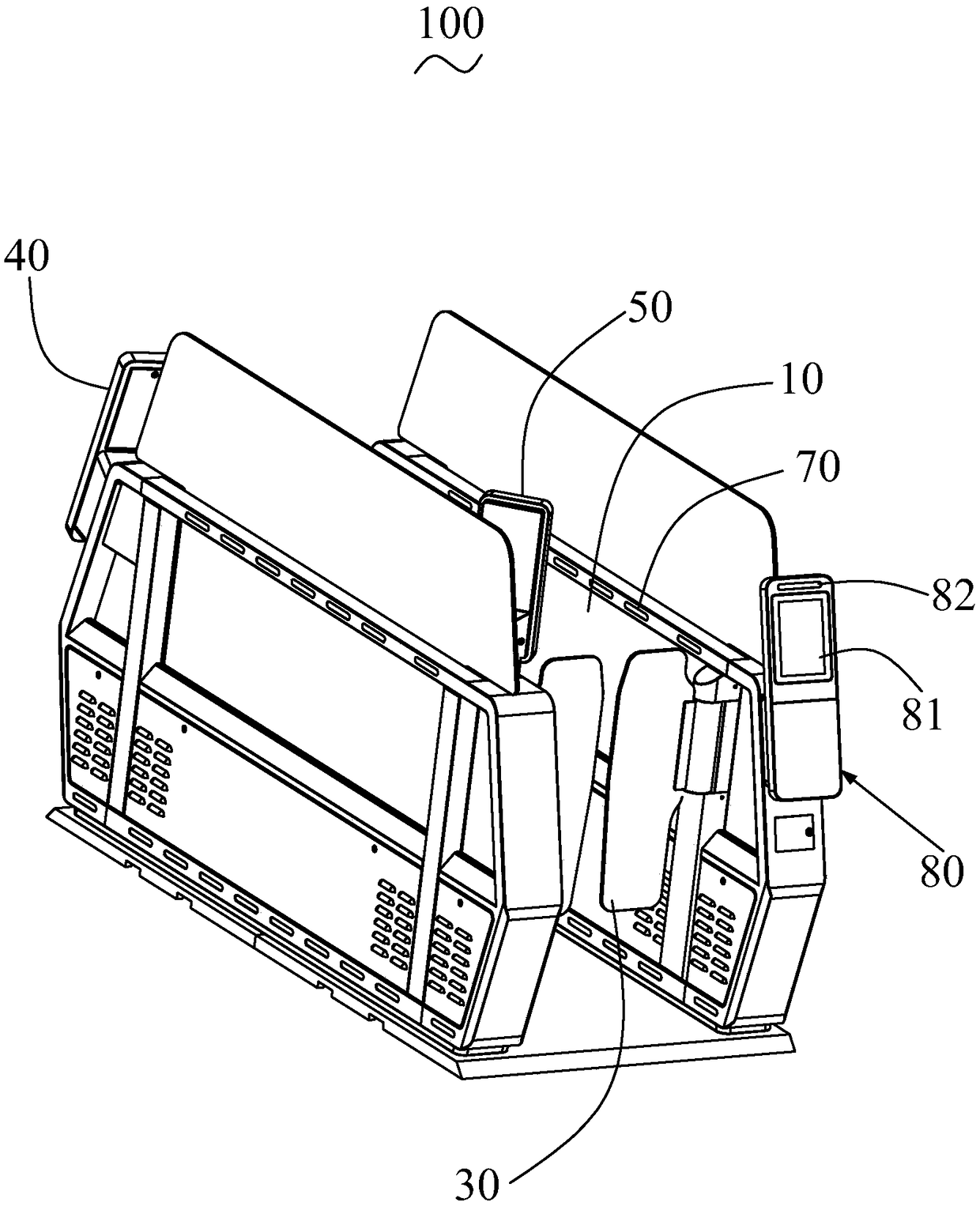 High-speed railway gate pass method and system